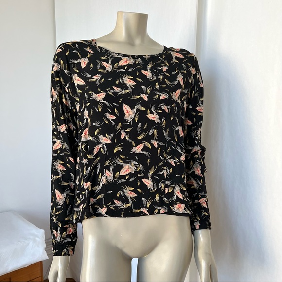 VINTAGE OTIS & MACLAIN Japanese Print Blouse - Picture 7 of 12